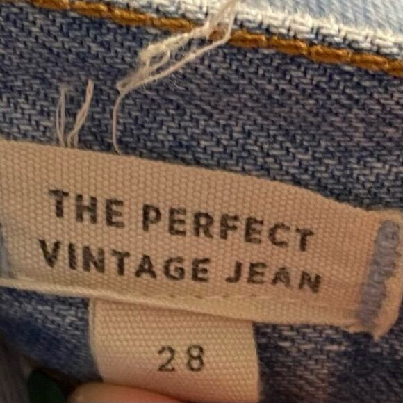 Madewell Super High Rise The Perfect Vintage Jean Alderton Wash Size 28 - Picture 4 of 7